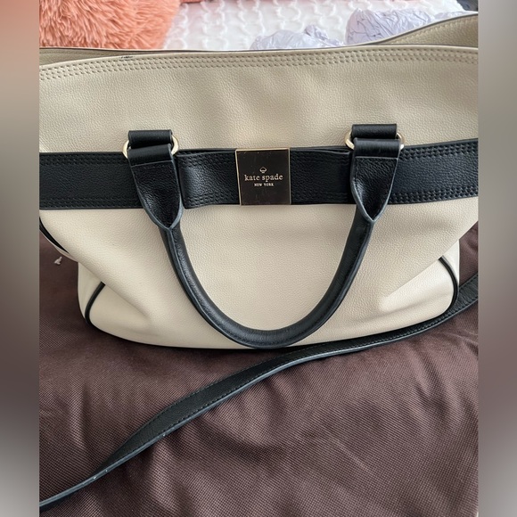 Kate Spade Cream and Black Tote - Picture 6 of 6